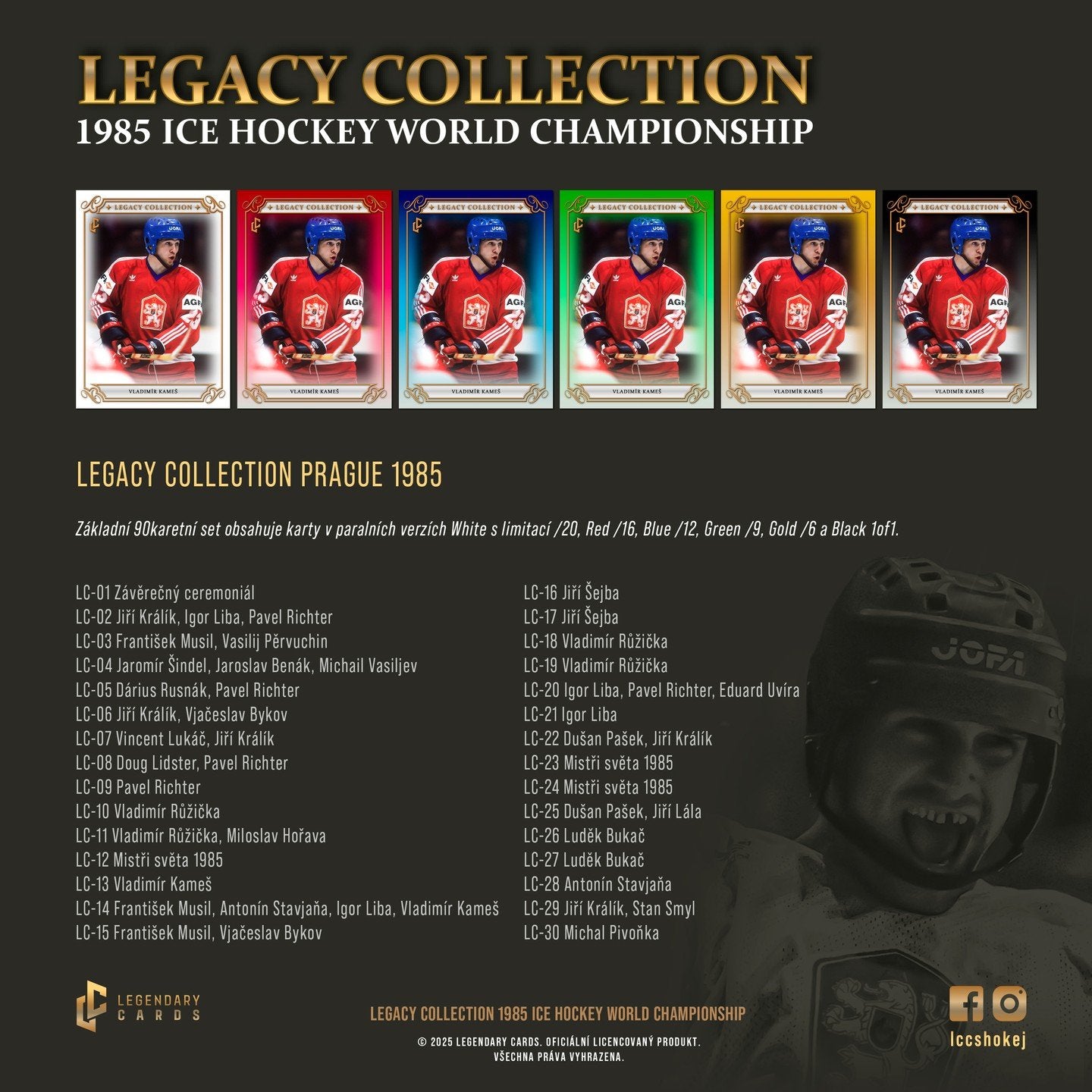 Legacy Collection Hockey Hobby Box 2025 Legendary Cards