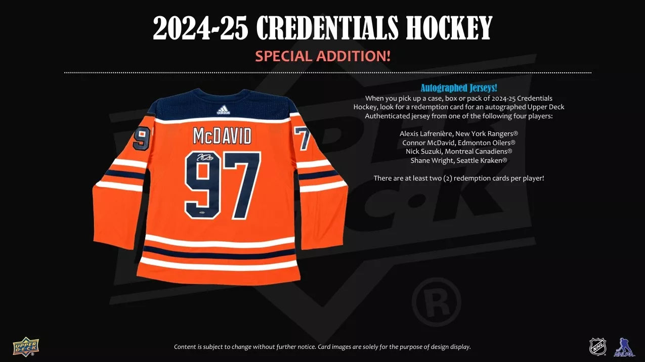 Credentials Hockey Hobby Box 2024-25