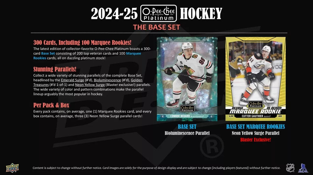 2024-25 O-Pee-Chee Platinum Hockey Blaster Box Upper Deck