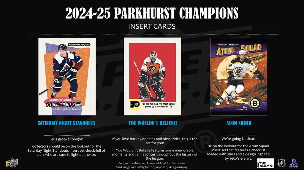 Parkhurst Champions Hockey Hobby Box 2024-25
