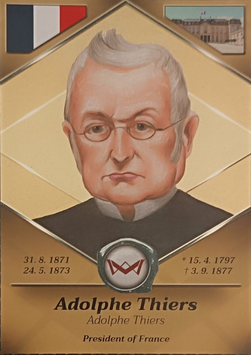 Adolphe Thiers President of France World's Monarchs 2025 Série 1