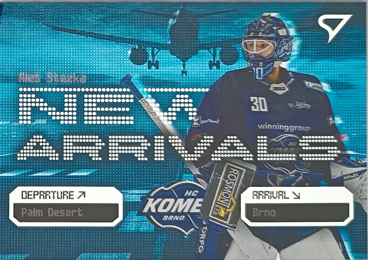 Insertní karta Aleš Stezka 25-26 ELH Série 2 New Arrivals SportZoo