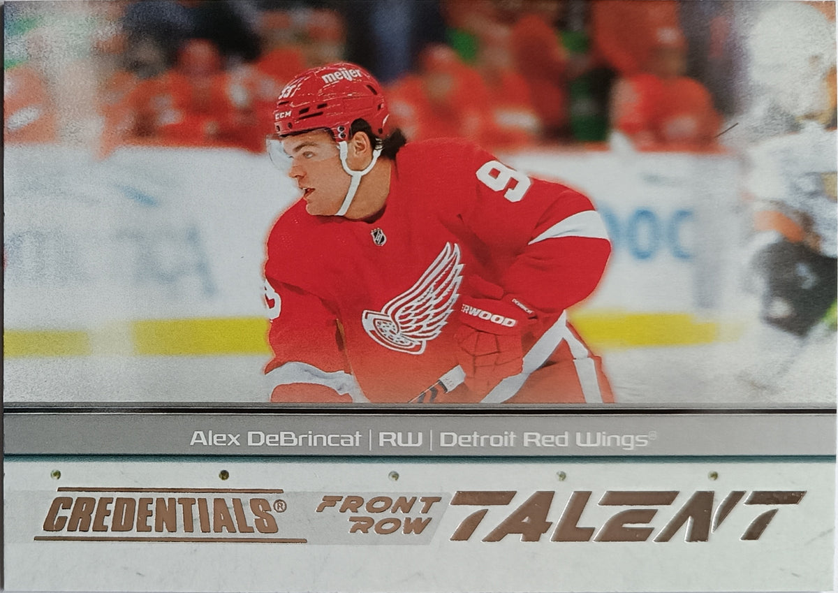 Insertní karta Alex DeBrincat 24-25 Credentials Front Row Talent Upper Deck