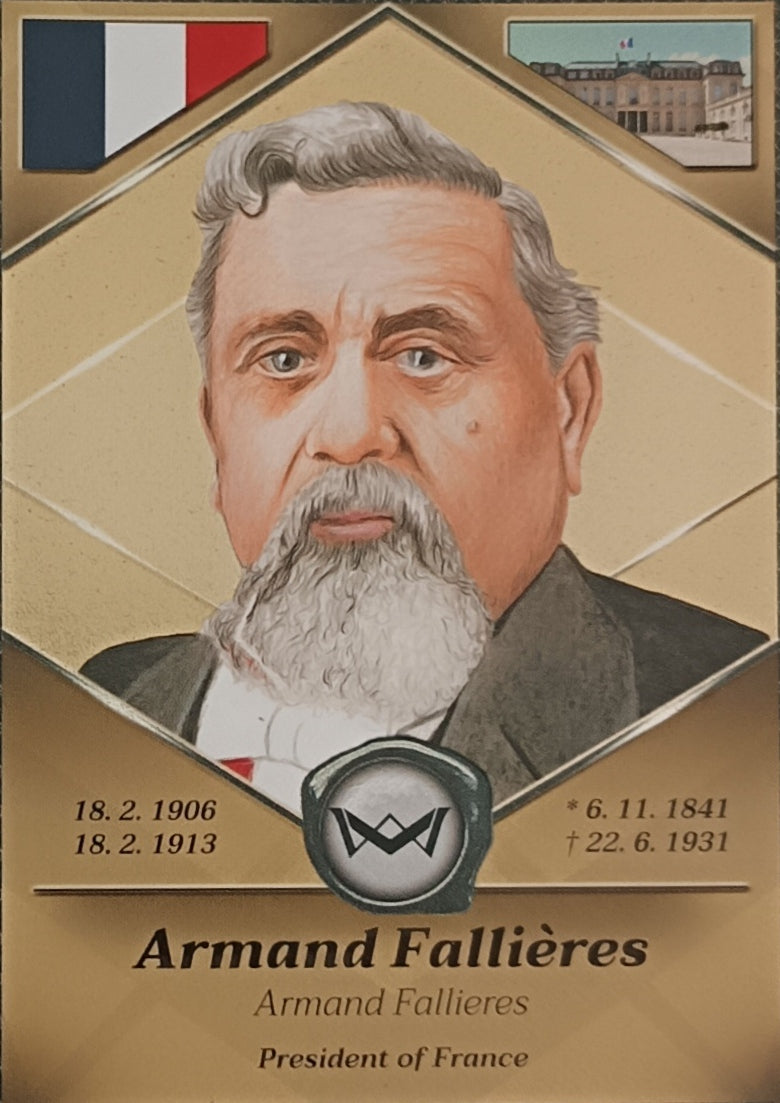 Armand Falieres President of France World's Monarchs 2025 Série 1