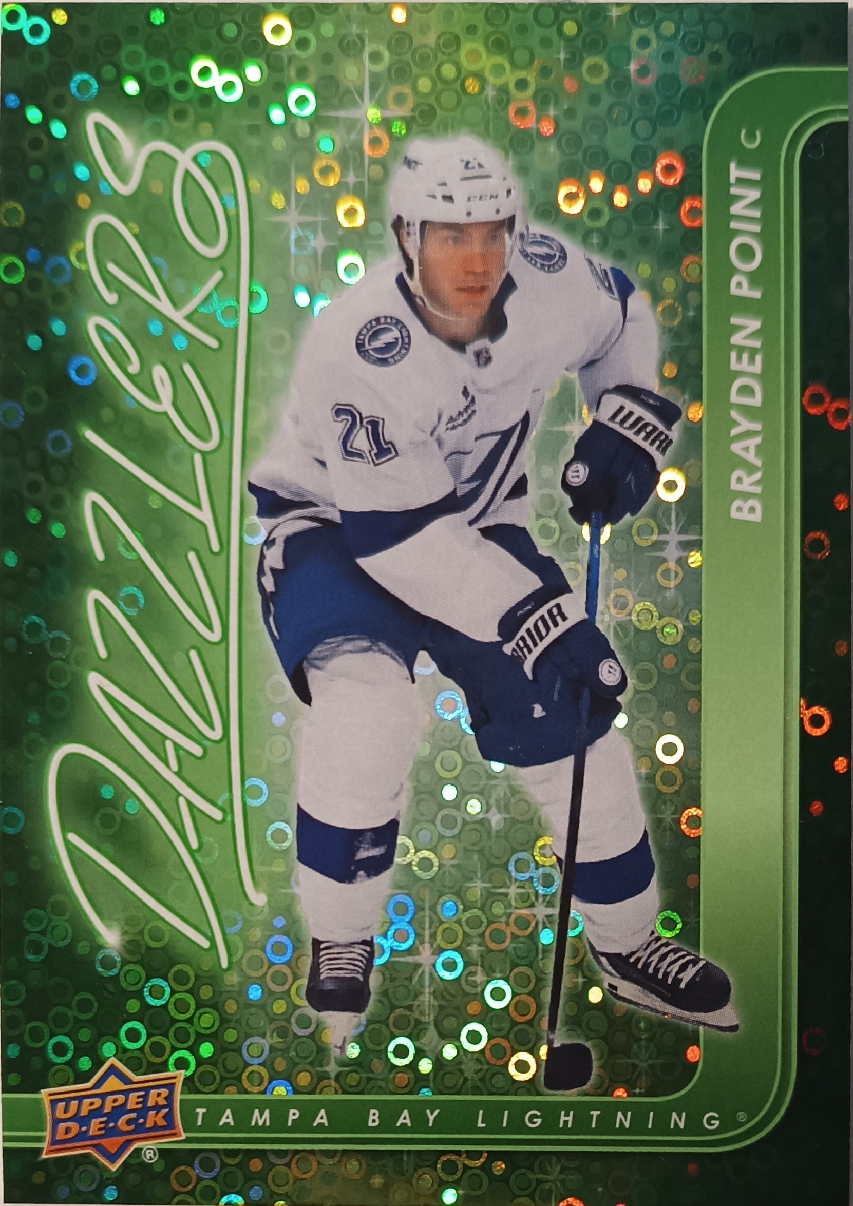 Insertní karta Brayden Point 24-25 Extended Series Dazzlers Upper Deck