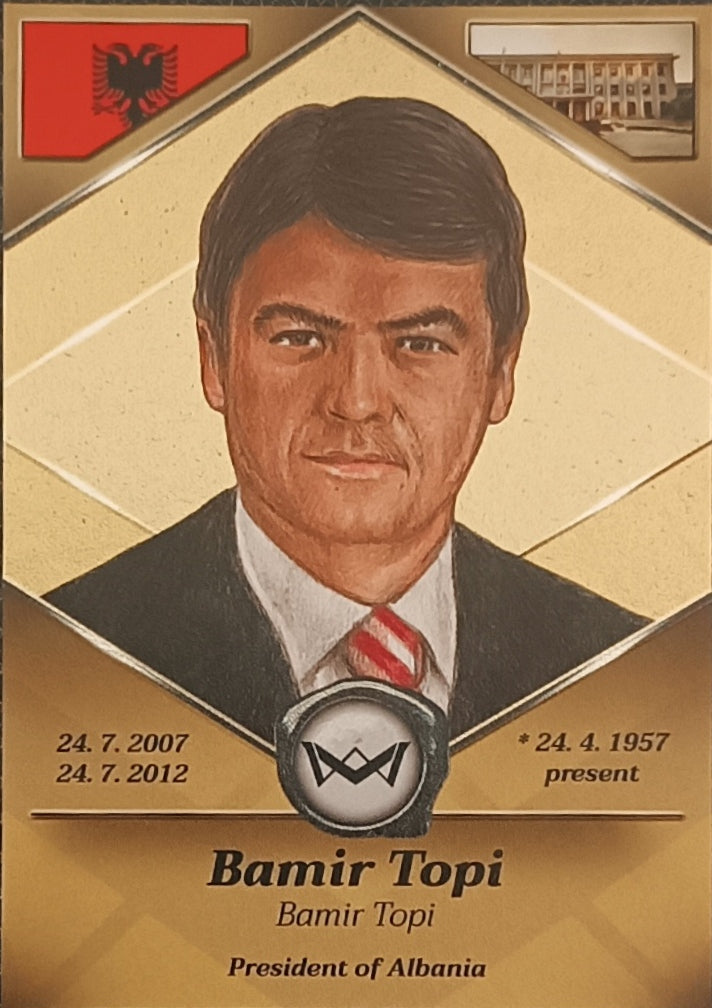 Bamir Topi President of Albania, Chairman of the Presidium of the People ´s Assembly World's Monarchs 2025 Série 1