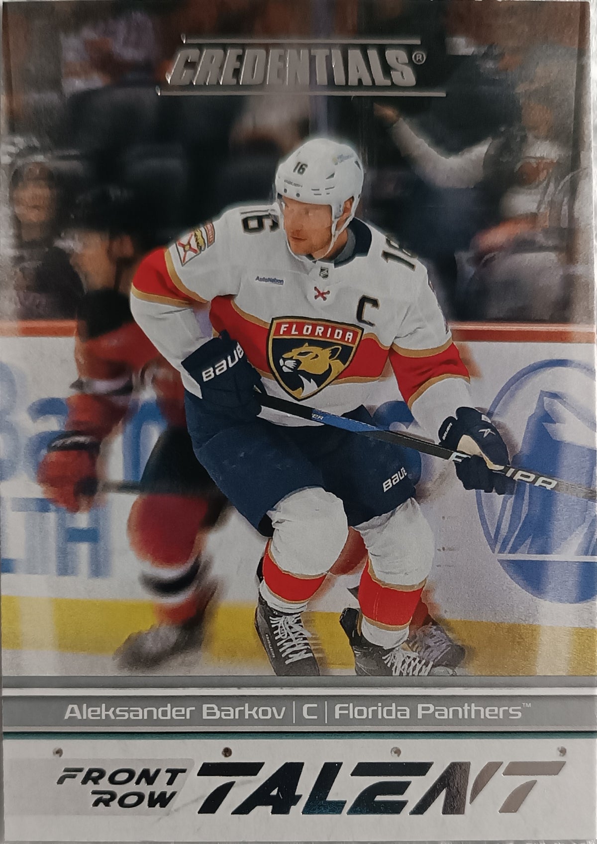 Insertní karta Aleksander Barkov 24-25 Credentials Front Row Talent Upper Deck