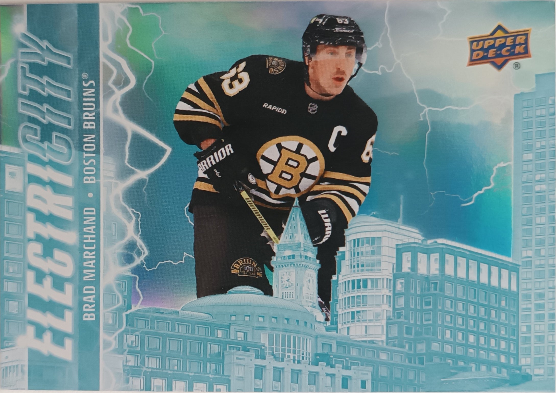 Insertní karta Brad Marchand Electricity Series 2 24-25 Upper Deck
