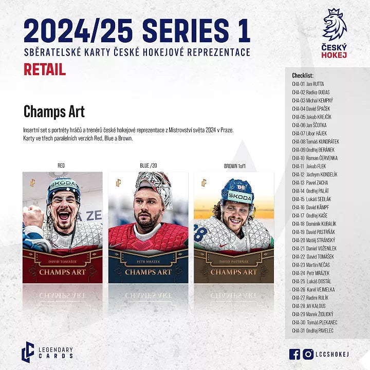 Český Hokej Series 1 Retail Hockey Balíček 2024-25