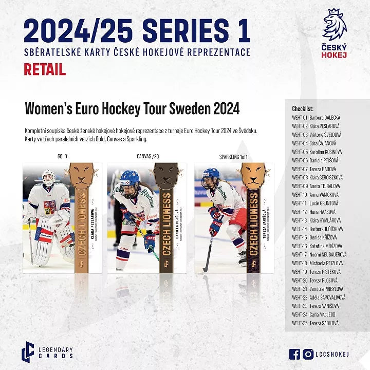 Český Hokej Series 1 Retail Hockey Balíček 2024-25
