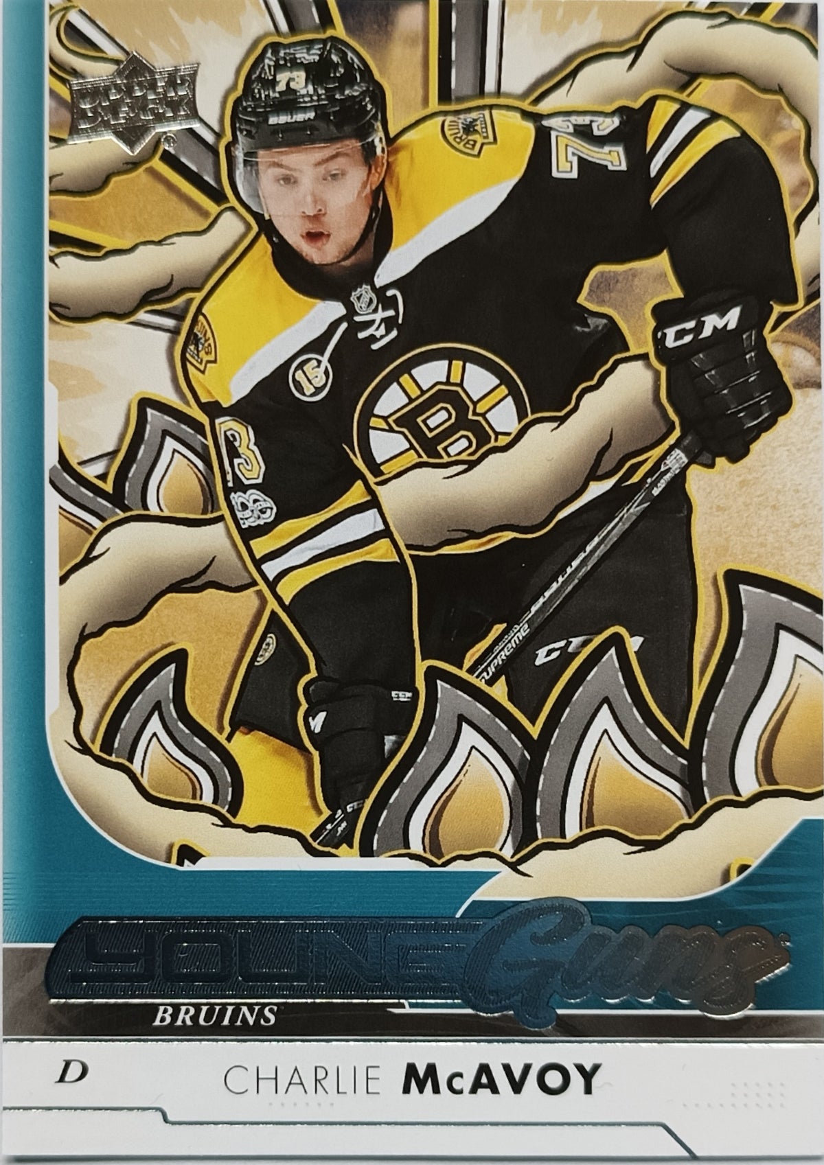 Insertní karta Charlie McAvoy 24-25 Series 2 Young Guns Upper Deck