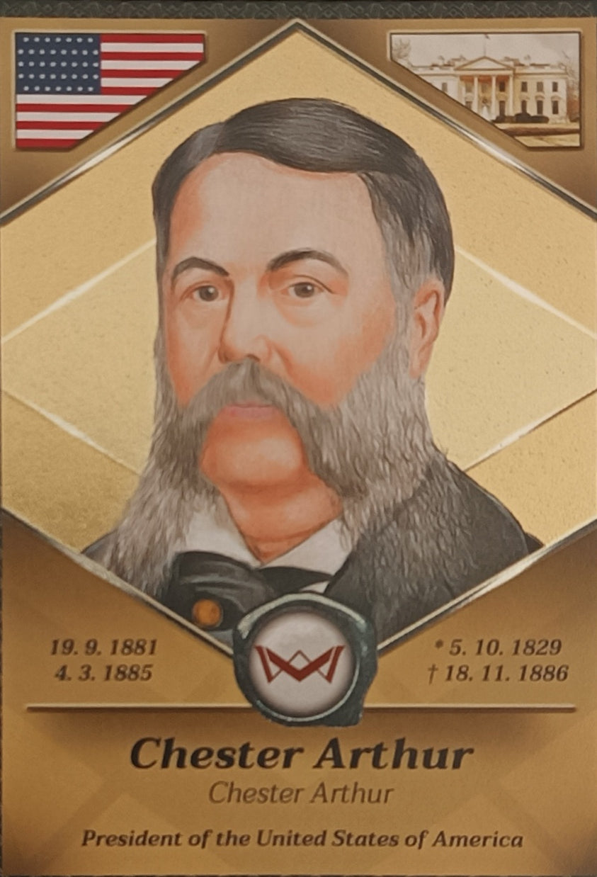 Chester Arthur President of the United States of America World's Monarchs 2025 Série 1