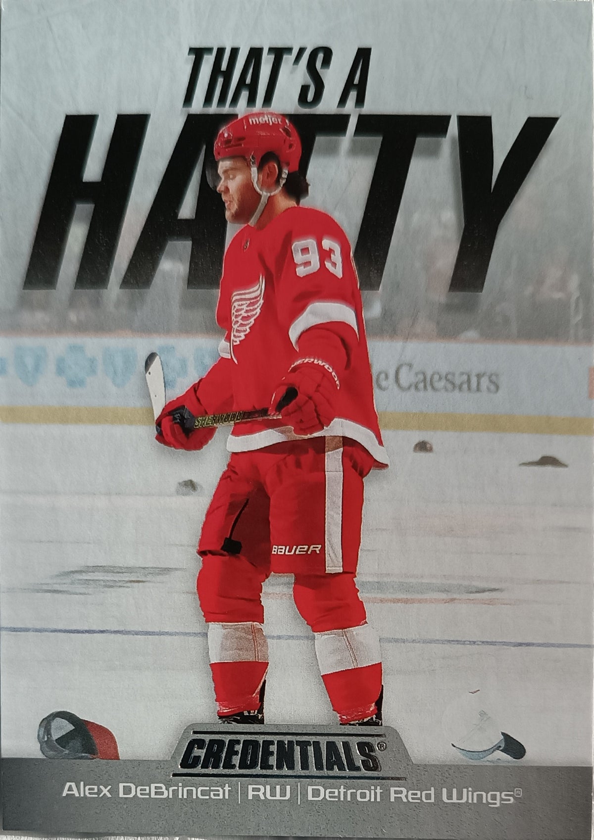 Insertní karta Alex DeBrincat 24-25 Credentials That´s a Hatty Upper Deck