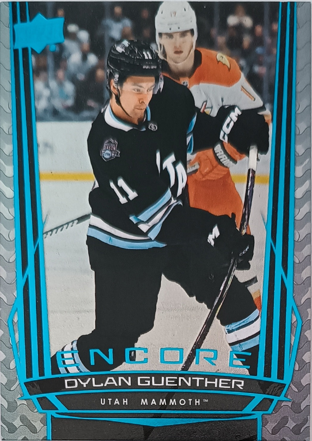 Insertní karta Dylan Guenther 25-26 Series 2 Encore Blue Upper Deck