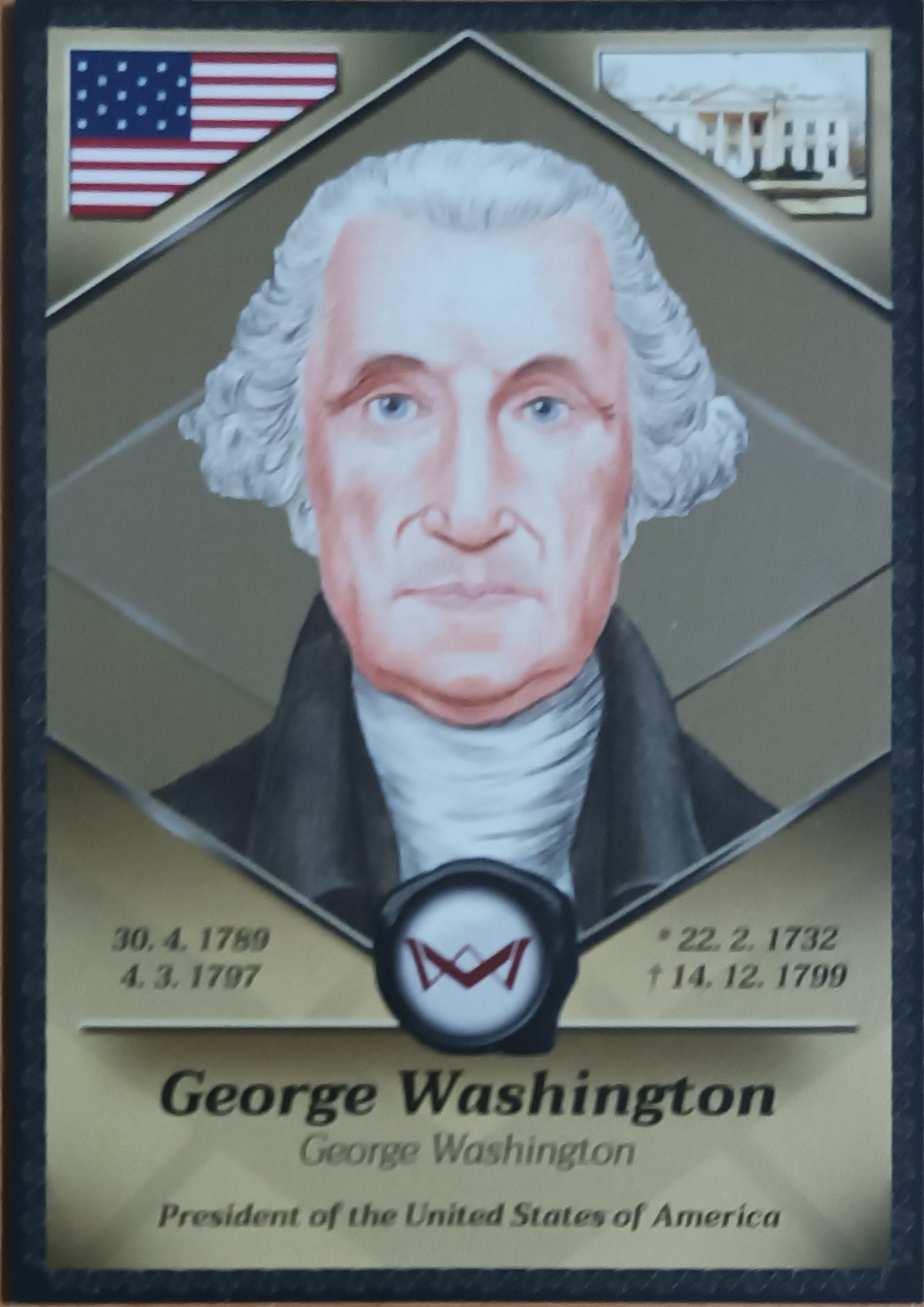 George Washington President of the United States of America World's Monarchs 2025 Série 1
