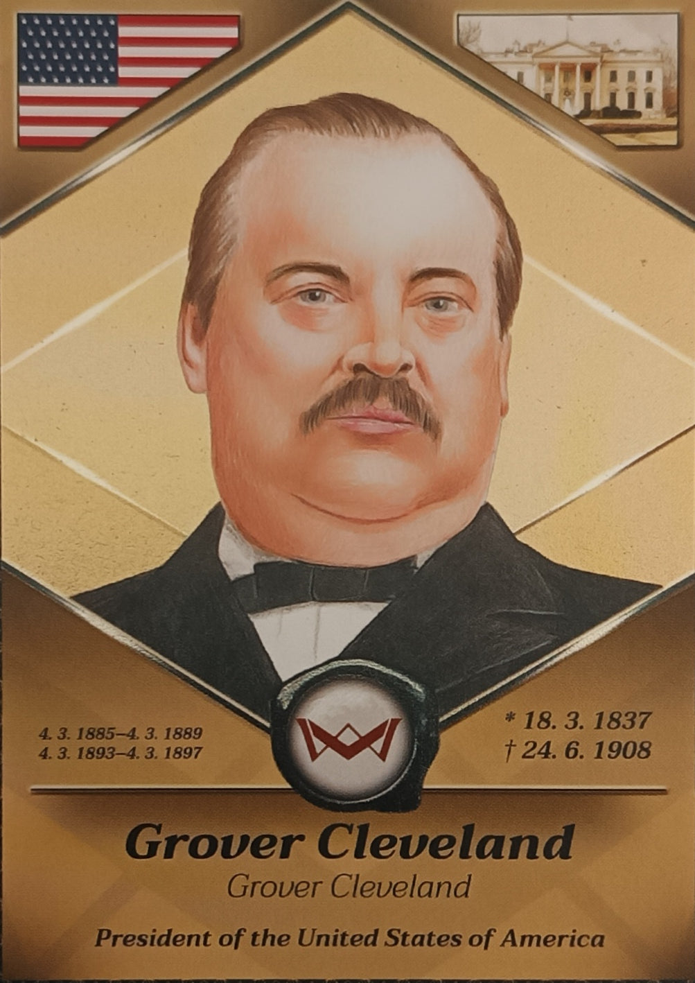 Grover Cleveland President of the United States of America World's Monarchs 2025 Série 1