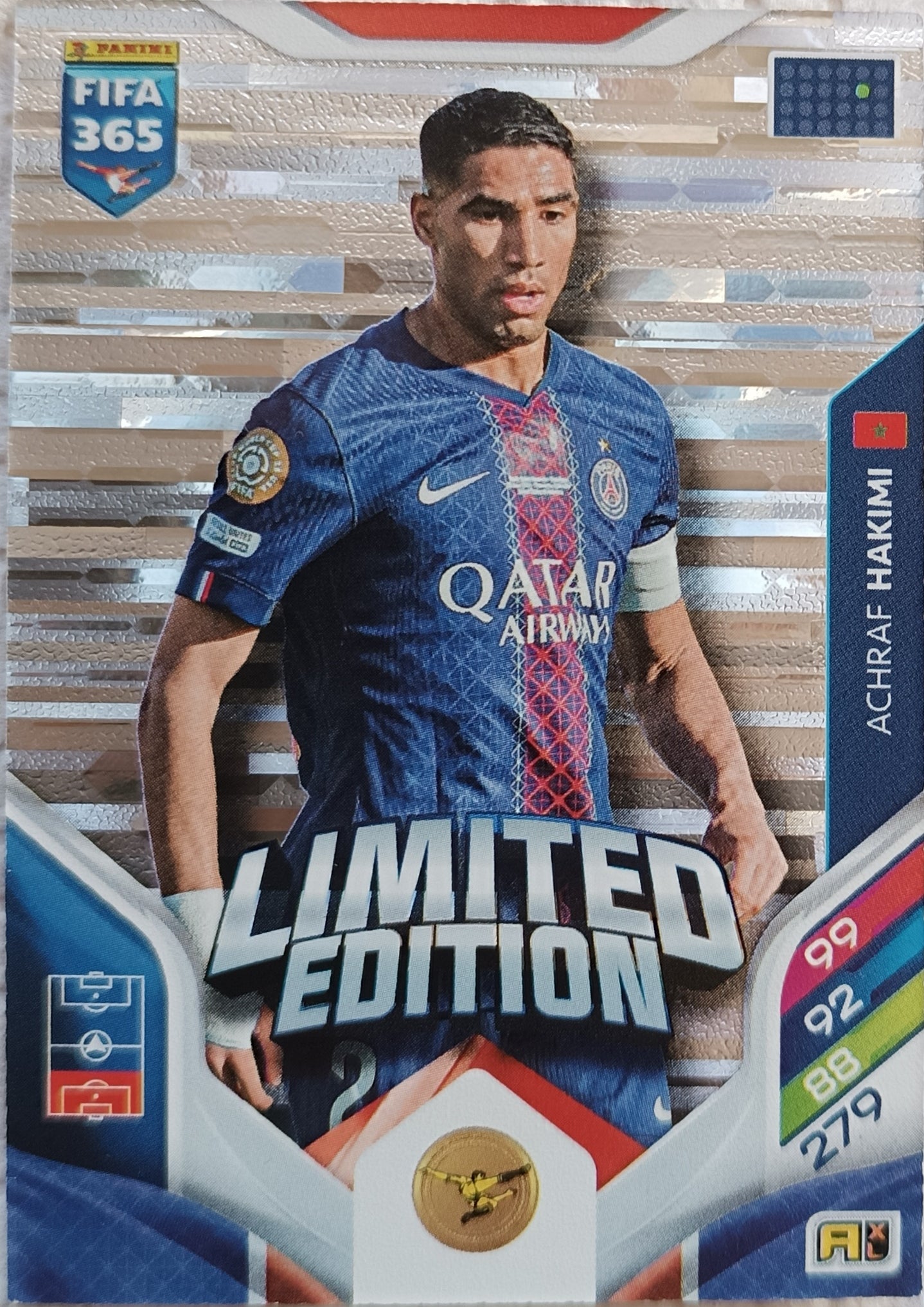 Limited Edition Achraf Hakimi 2026 Panini FIFA 365 Adrenalyn XL Fans