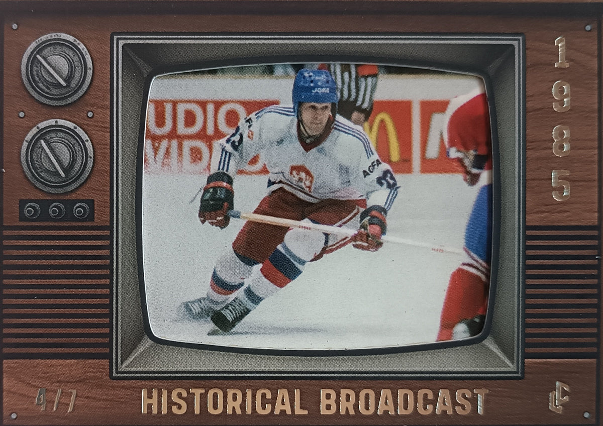 Limitovaná Insertní karta Vladimír Kameš 2025 Historical Broadcast 1985 /7 Legendary Cards