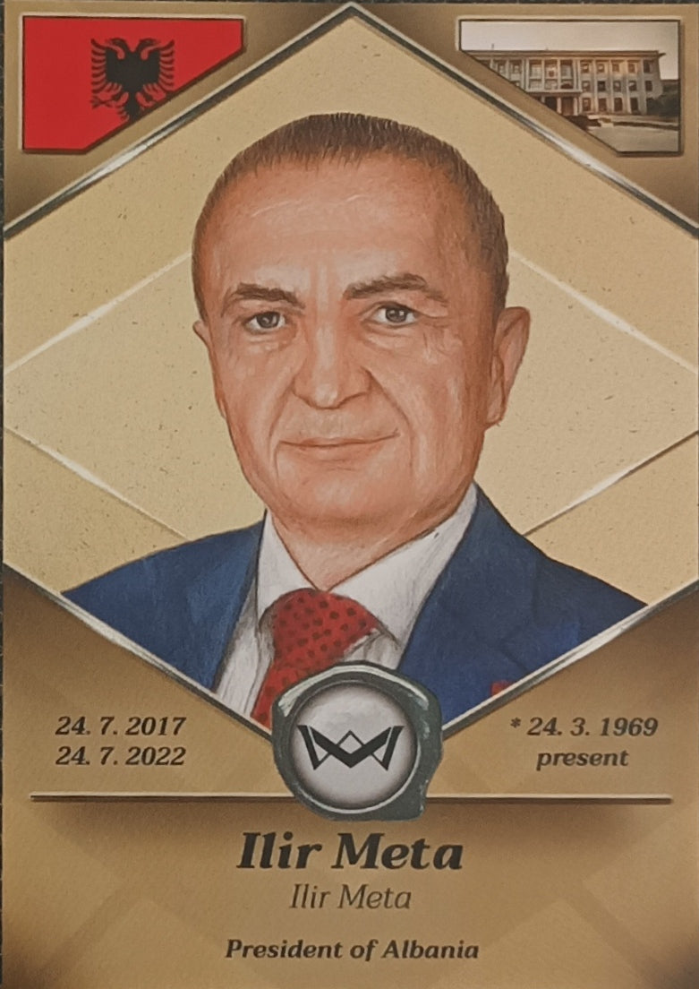 Ilir Meta President of Albania, Chairman of the Presidium of the People ´s Assembly World's Monarchs 2025 Série 1