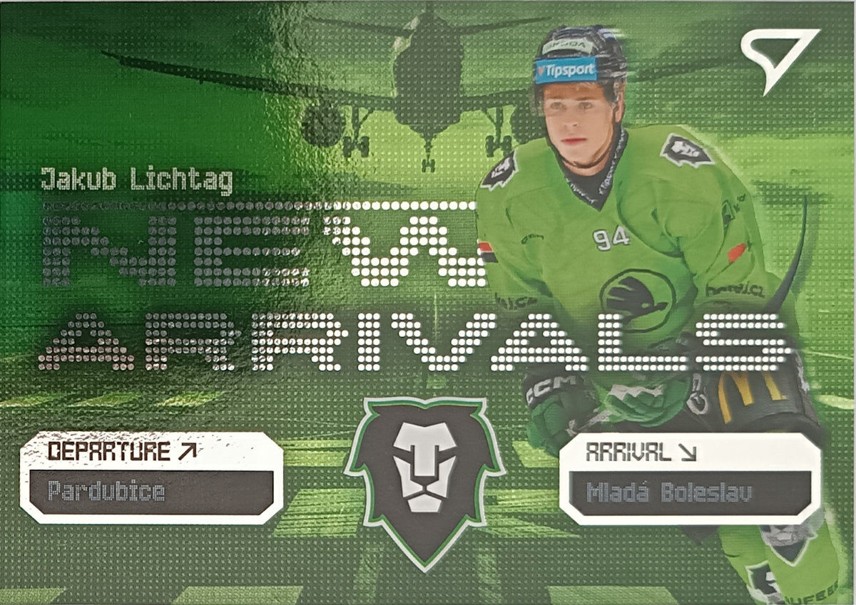 Insertní karta Jakub Lichtag 25-26 ELH Série 2 New Arrivals SportZoo