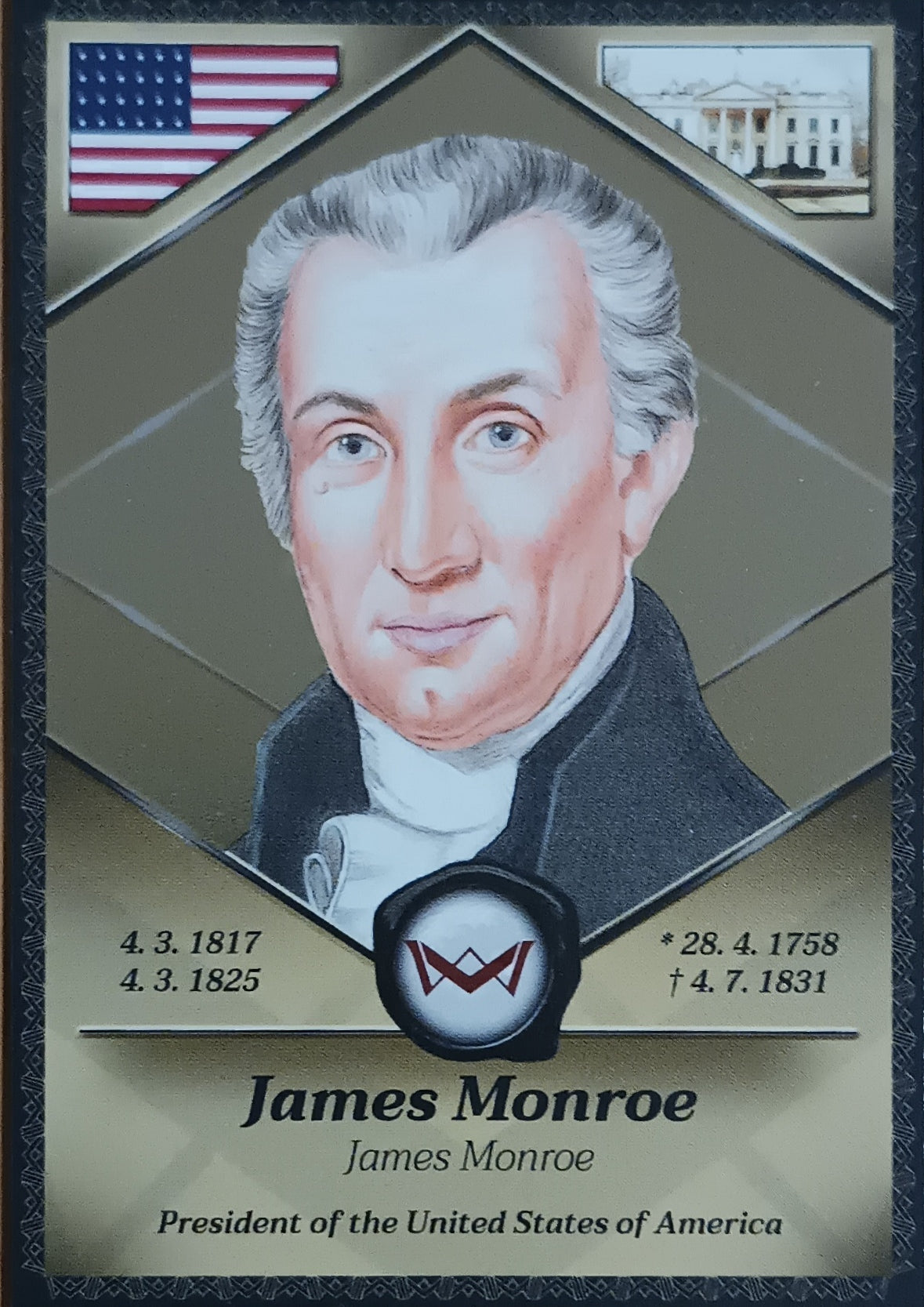 James Monroe President of the United States of America World's Monarchs 2025 Série 1