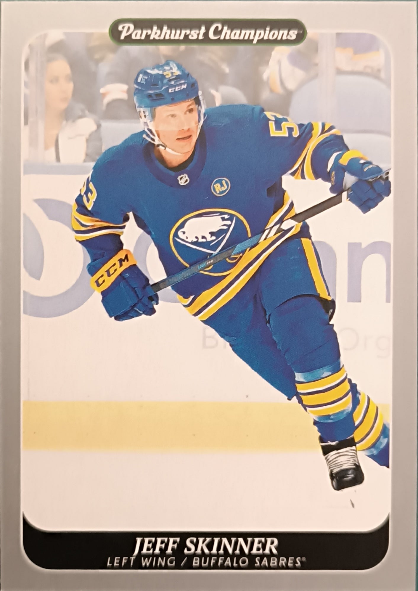 Paralelní karta Jeff Skinner 23-24 Parkhurst Champions Silver Upper Deck