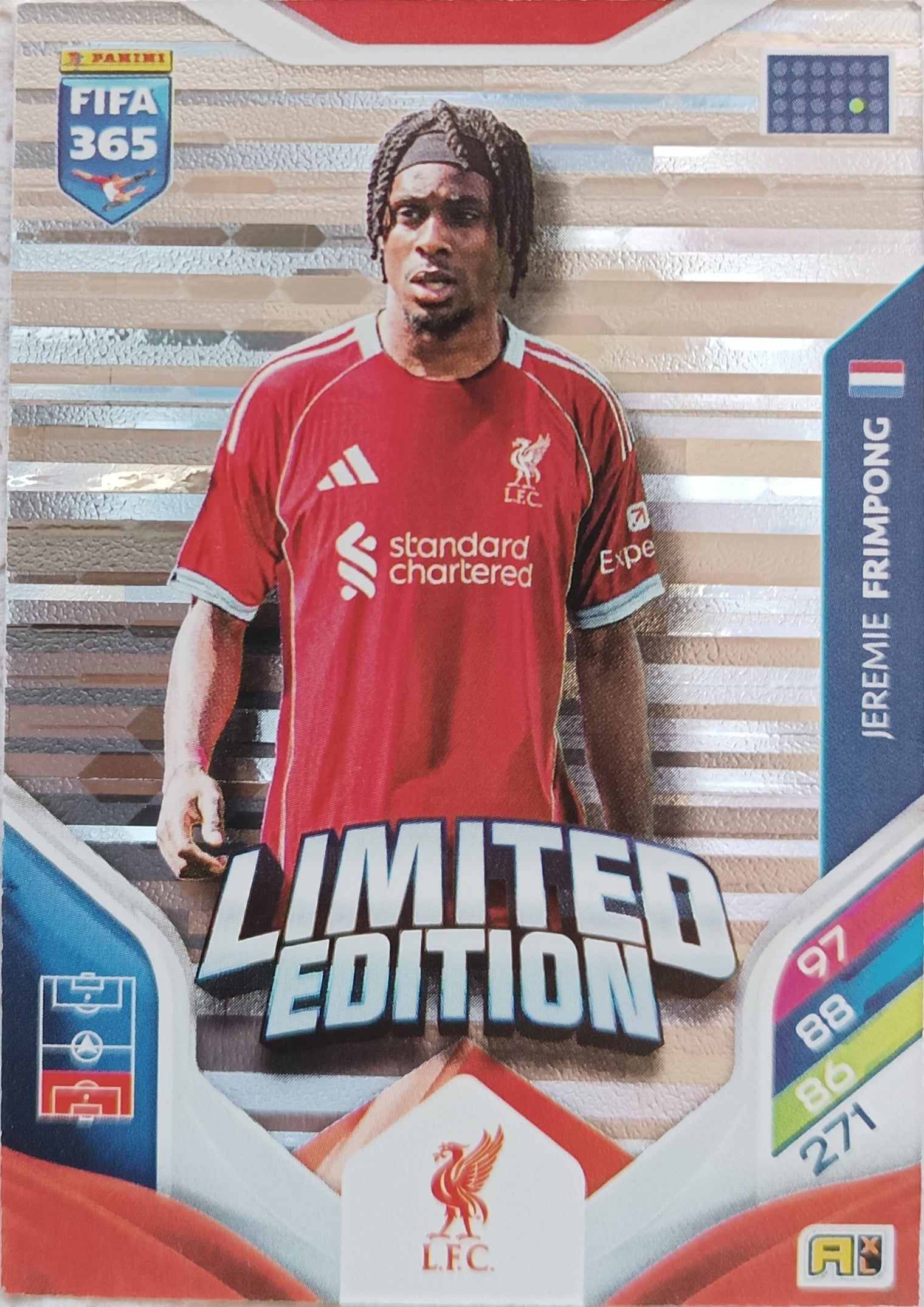 Limited Edition Jeremie Frimpong 2026 Panini FIFA 365 Adrenalyn XL