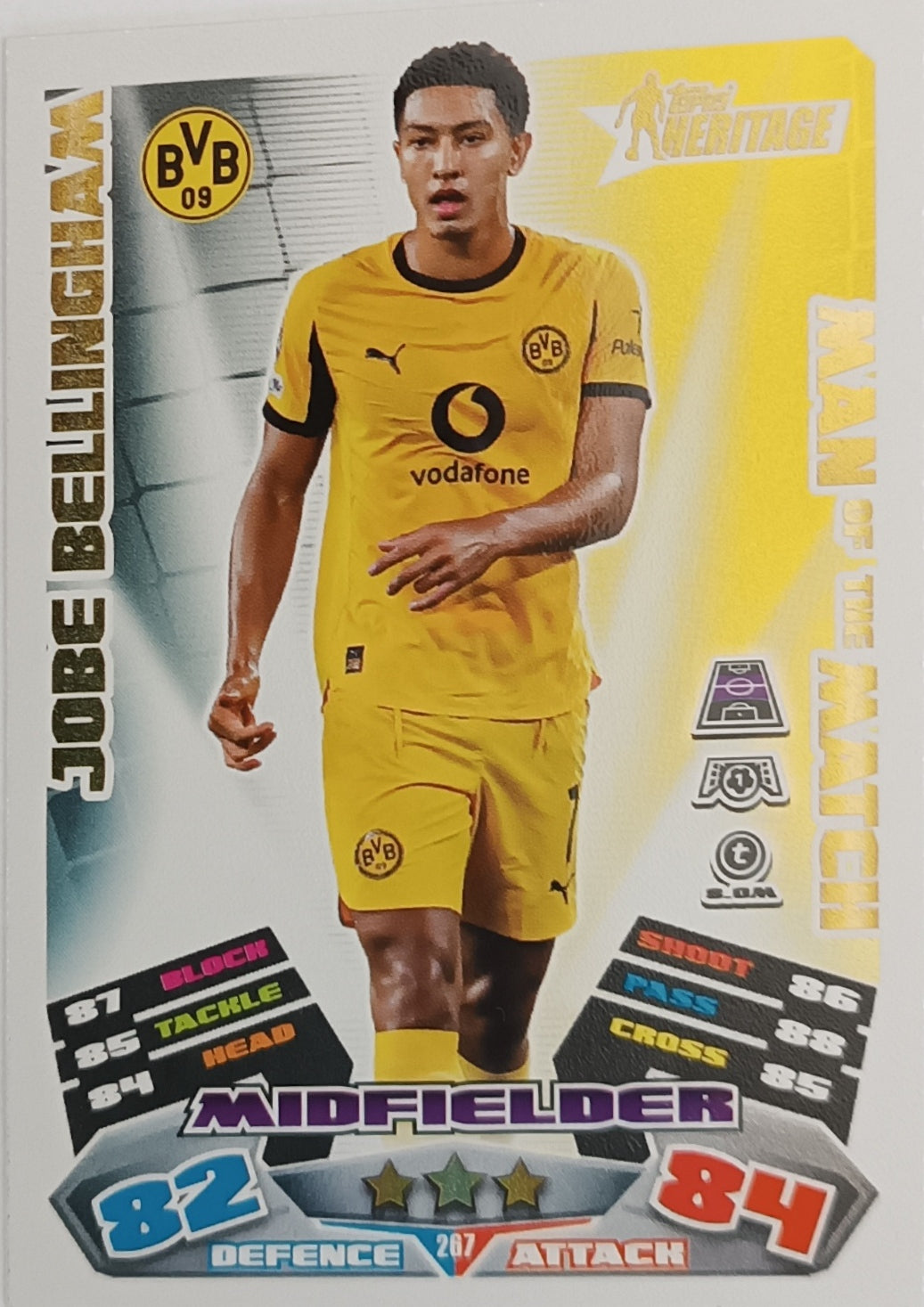 Jobe Bellingham Man of the Match Heritage 2025-26 Topps Match Attax Extra