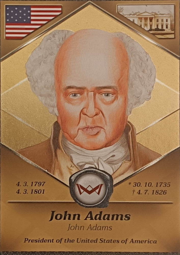 John Adams President of the United States of America World's Monarchs 2025 Série 1