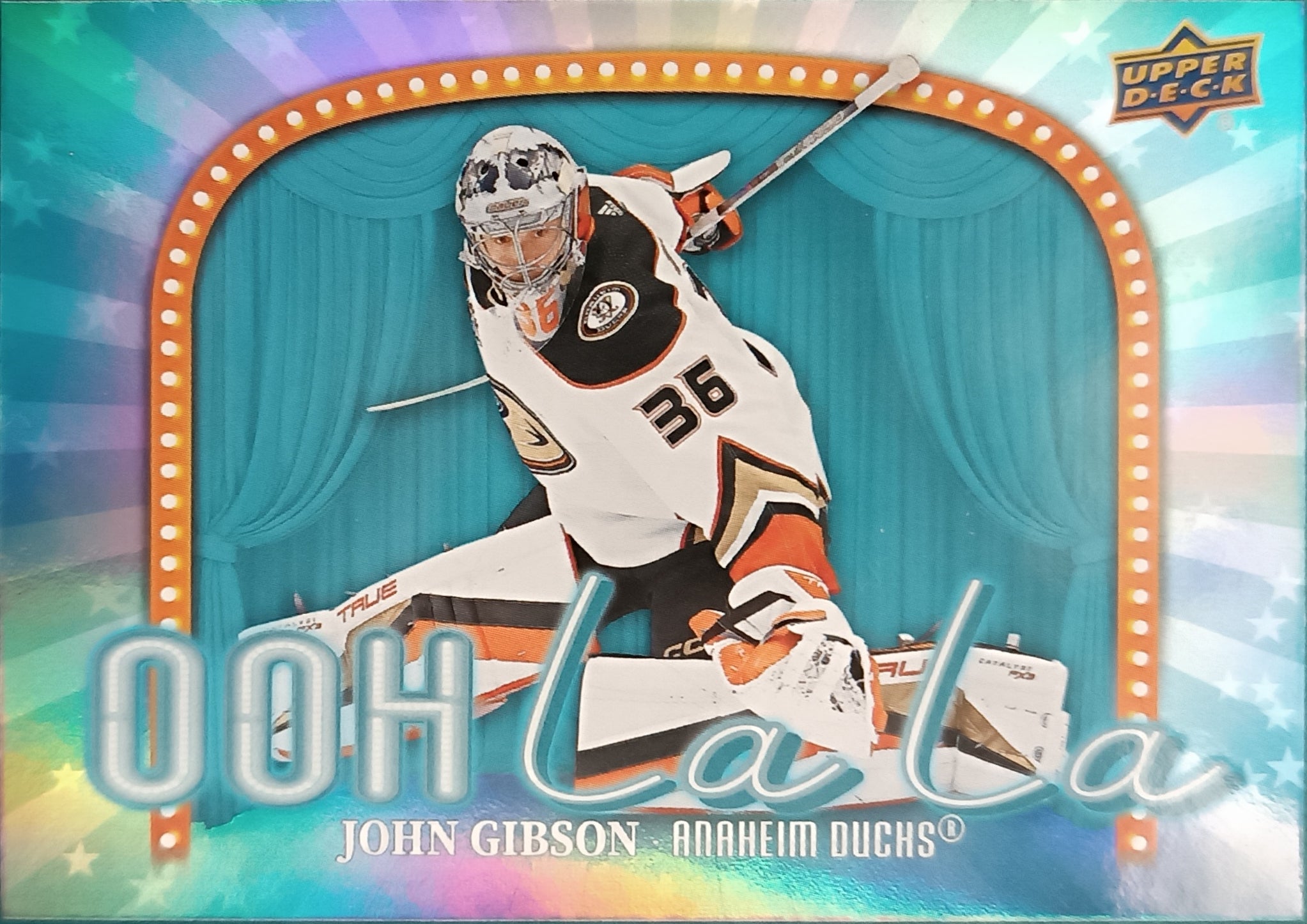 Insertní karta John Gibson 24-25 Series 2 Ooh La La Upper Deck