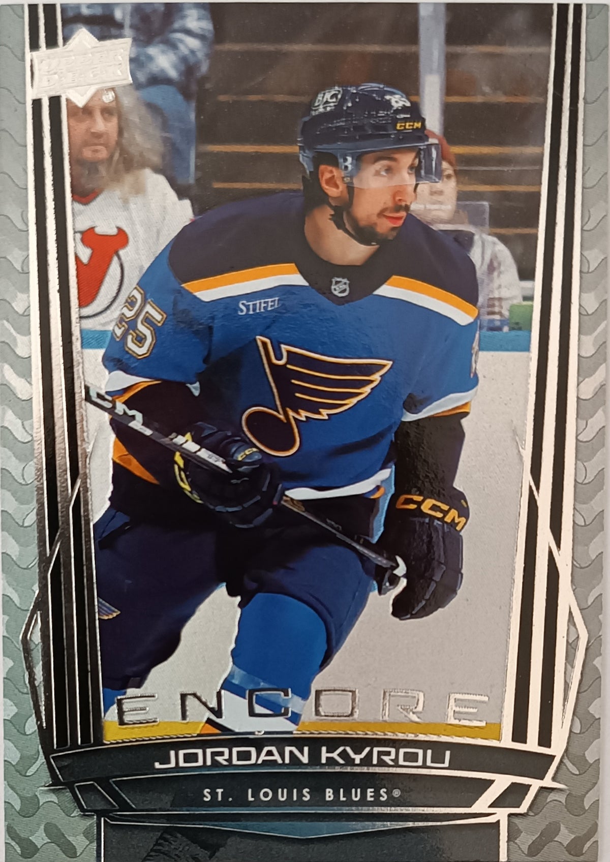 Insertní karta Jordan Kirou 25-26 Series 1 Encore Upper Deck