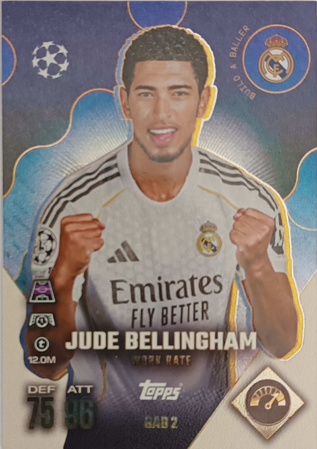 Jude Bellingham Build A Baller 2025-26 Topps Match Attax Extra