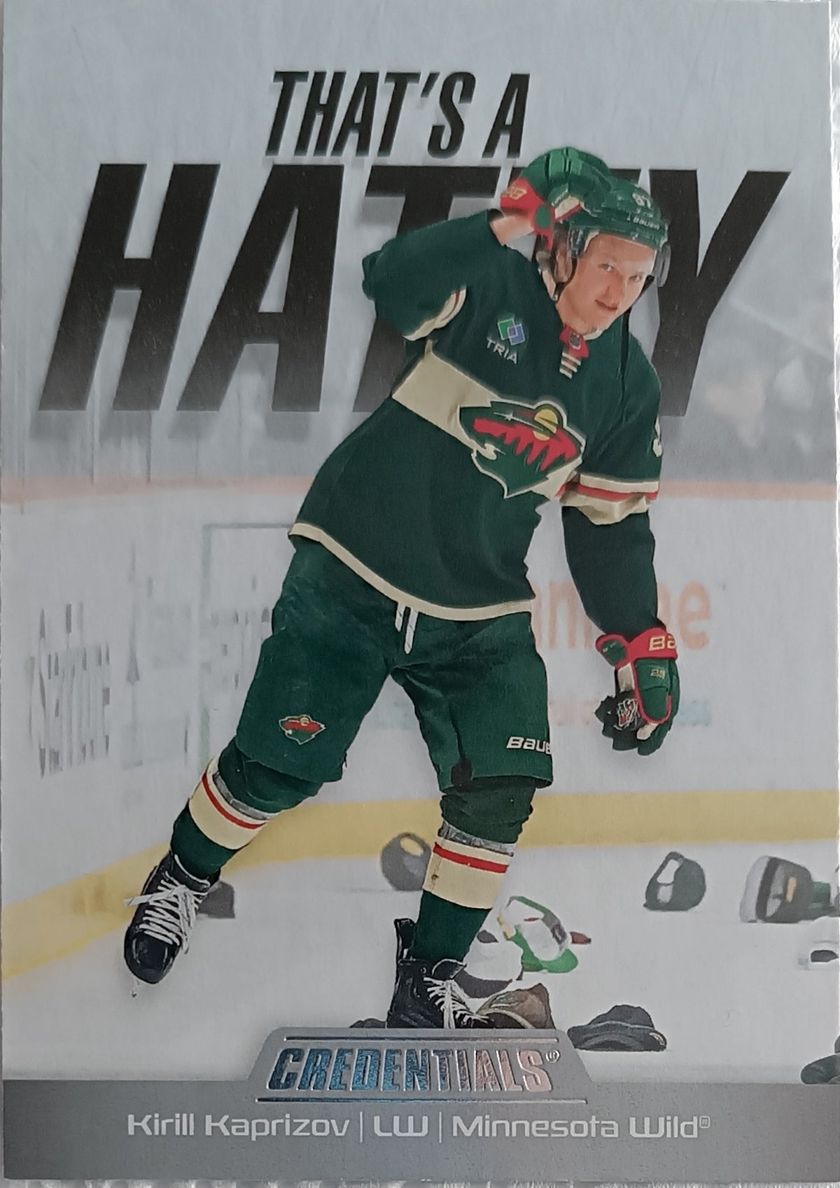 Insertní karta Kirill Kaprizov 24-25 Credentials That´s a Hatty Upper Deck