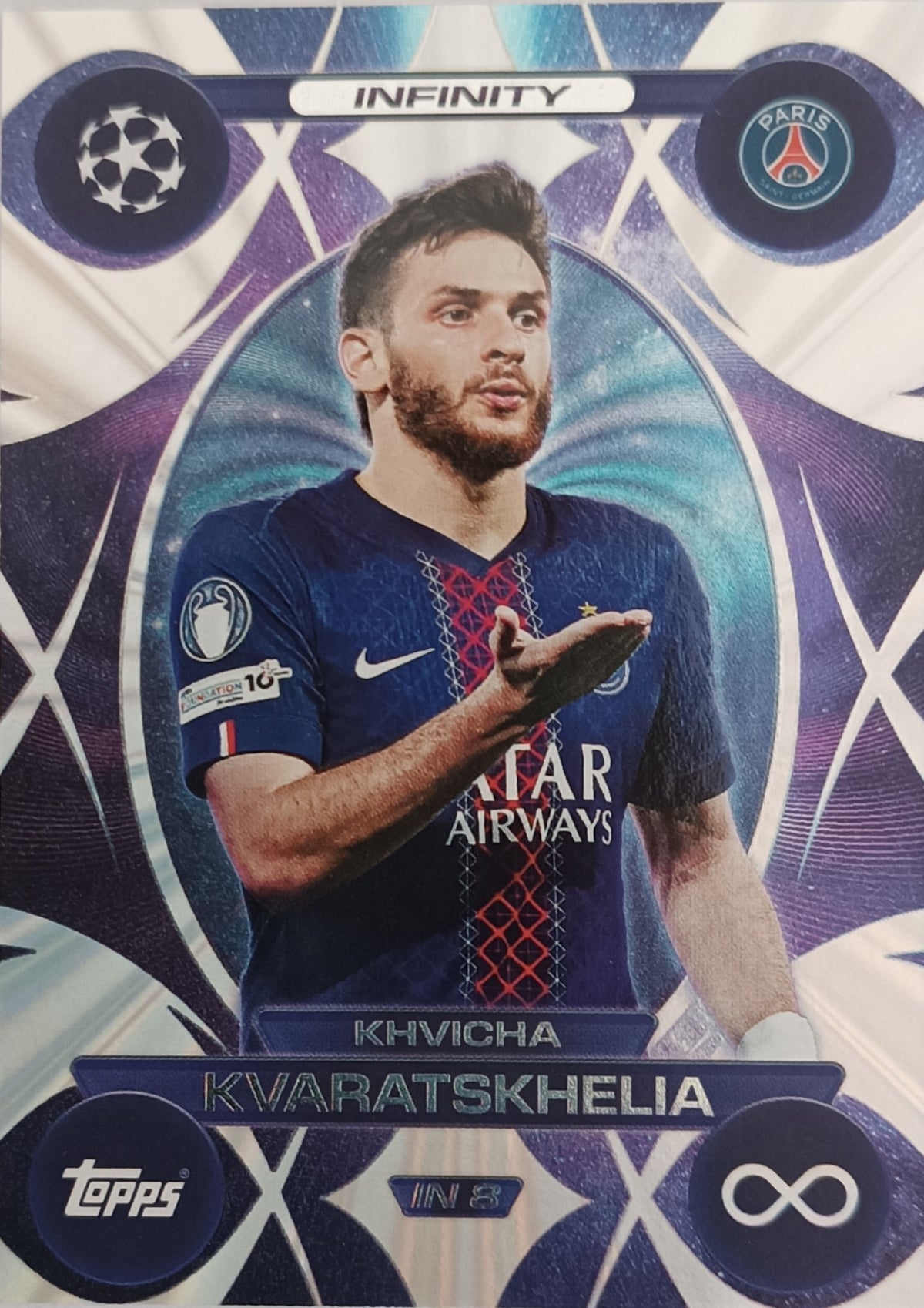 Khvicha Kvaratskhelia Infinity 2025-26 Topps Match Attax