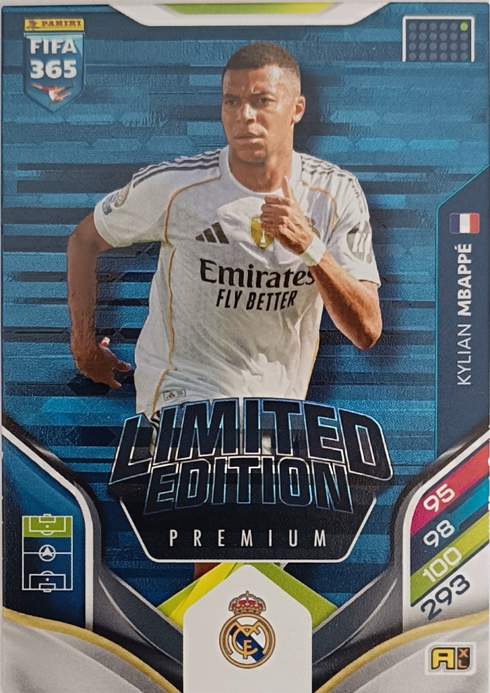 Kylian Mbappé Limited Edition Premium 2026 Panini FIFA 365 Adrenalyn XL