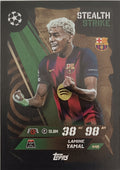 Lamine Yamal Stealth Strike 2025-26 Topps Match Attax