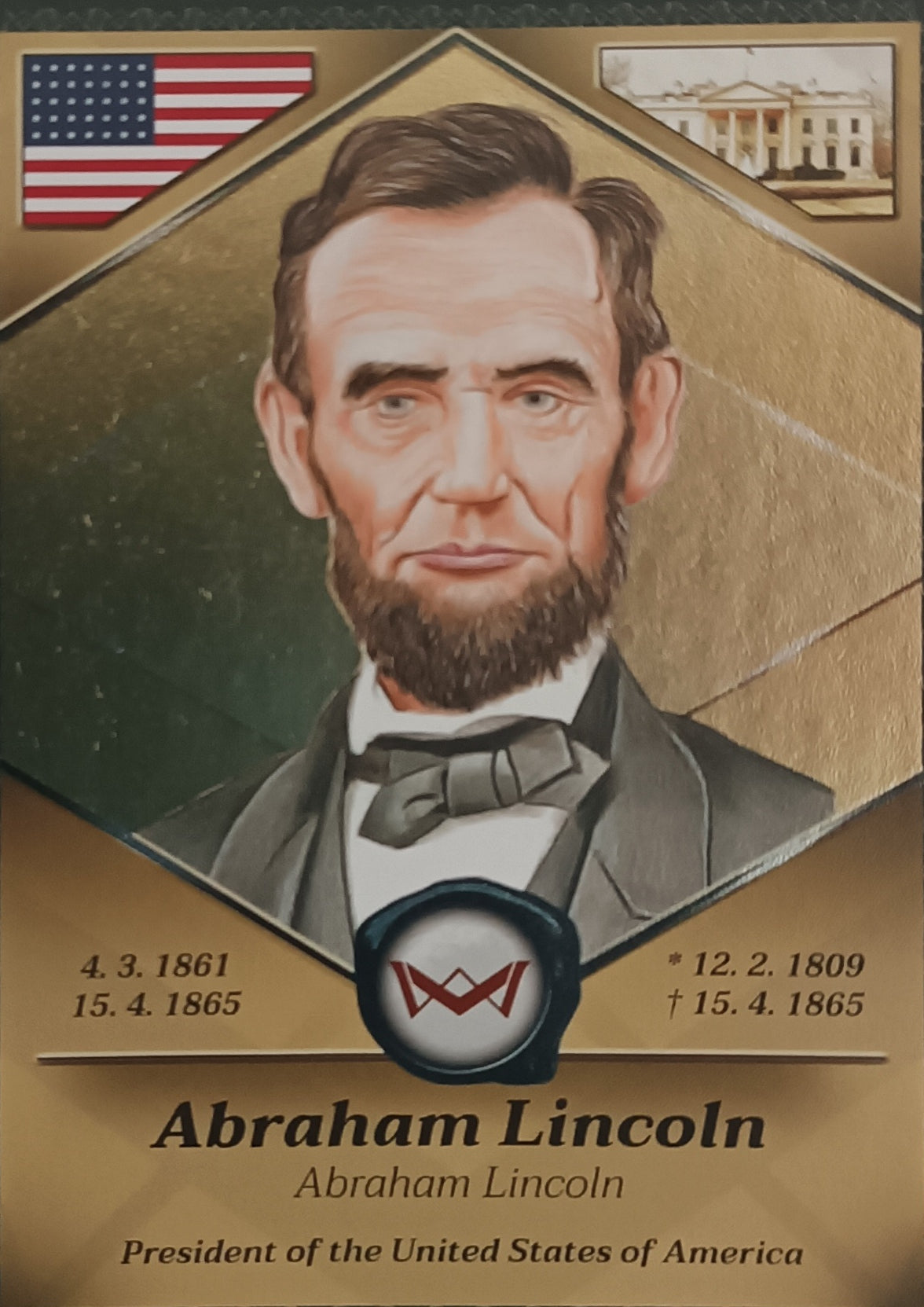 Abraham Lincoln President of the United States of America World's Monarchs 2025 Série 1