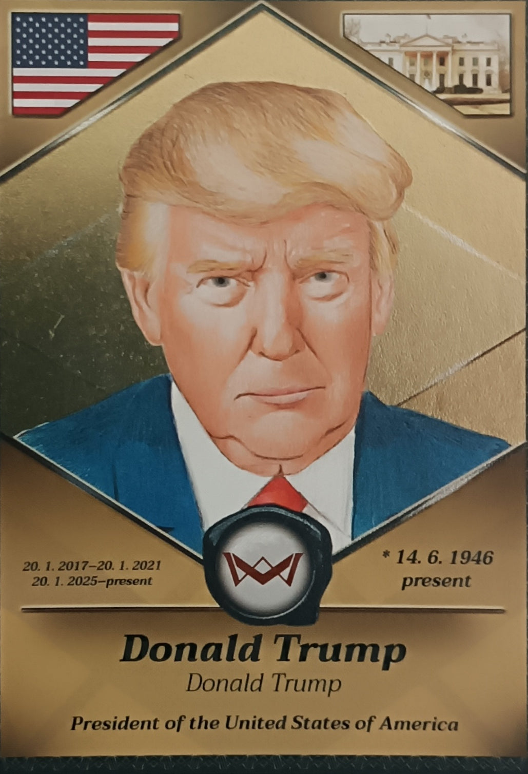 Donald Trump President of the United States of America World's Monarchs 2025 Série 1