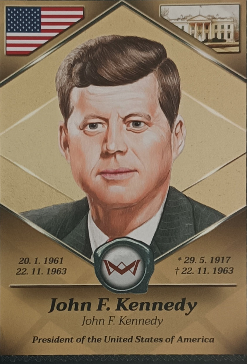 John F. Kennedy President of the United States of America World's Monarchs 2025 Série 1