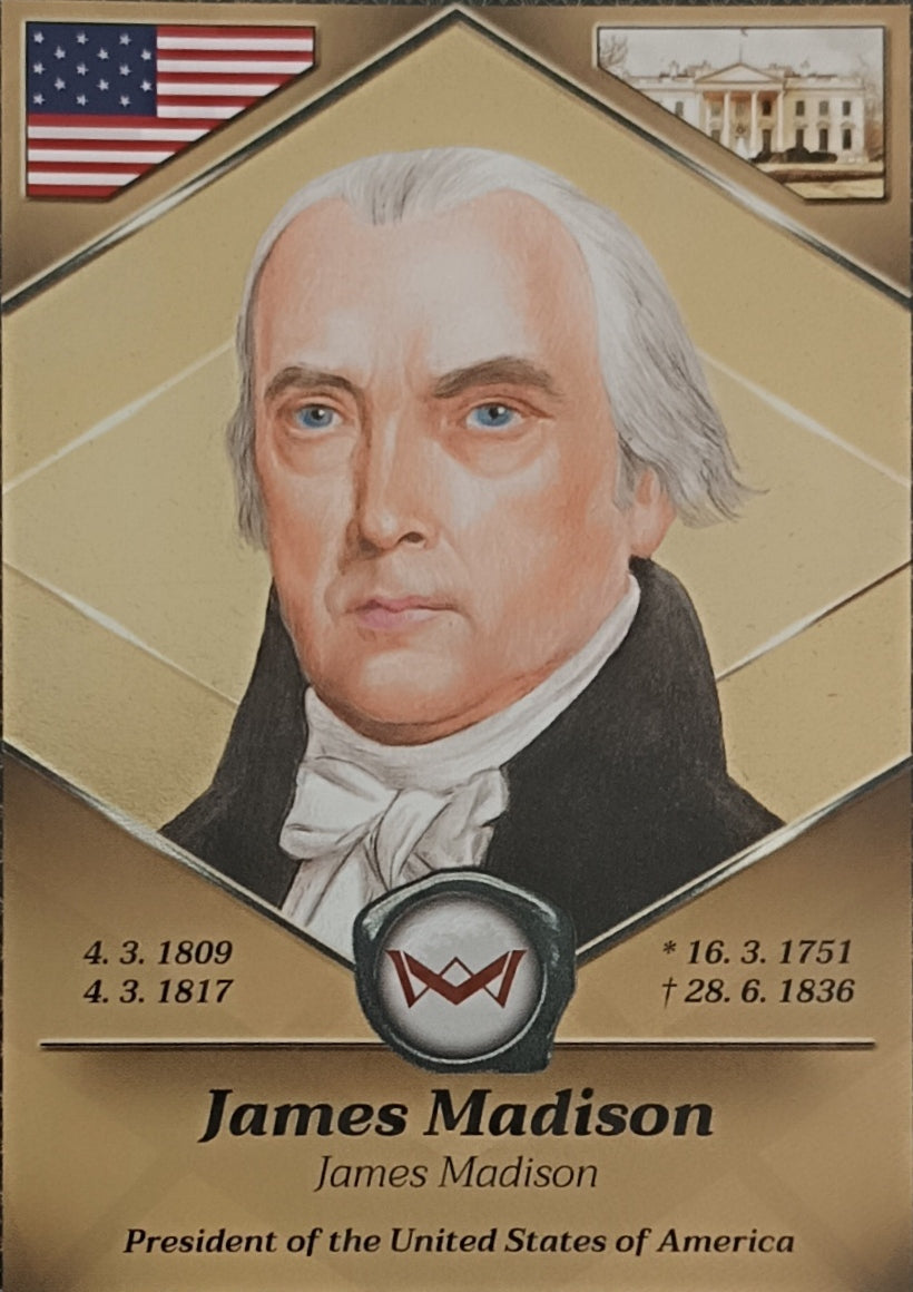 James Madison President of the United States of America World's Monarchs 2025 Série 1
