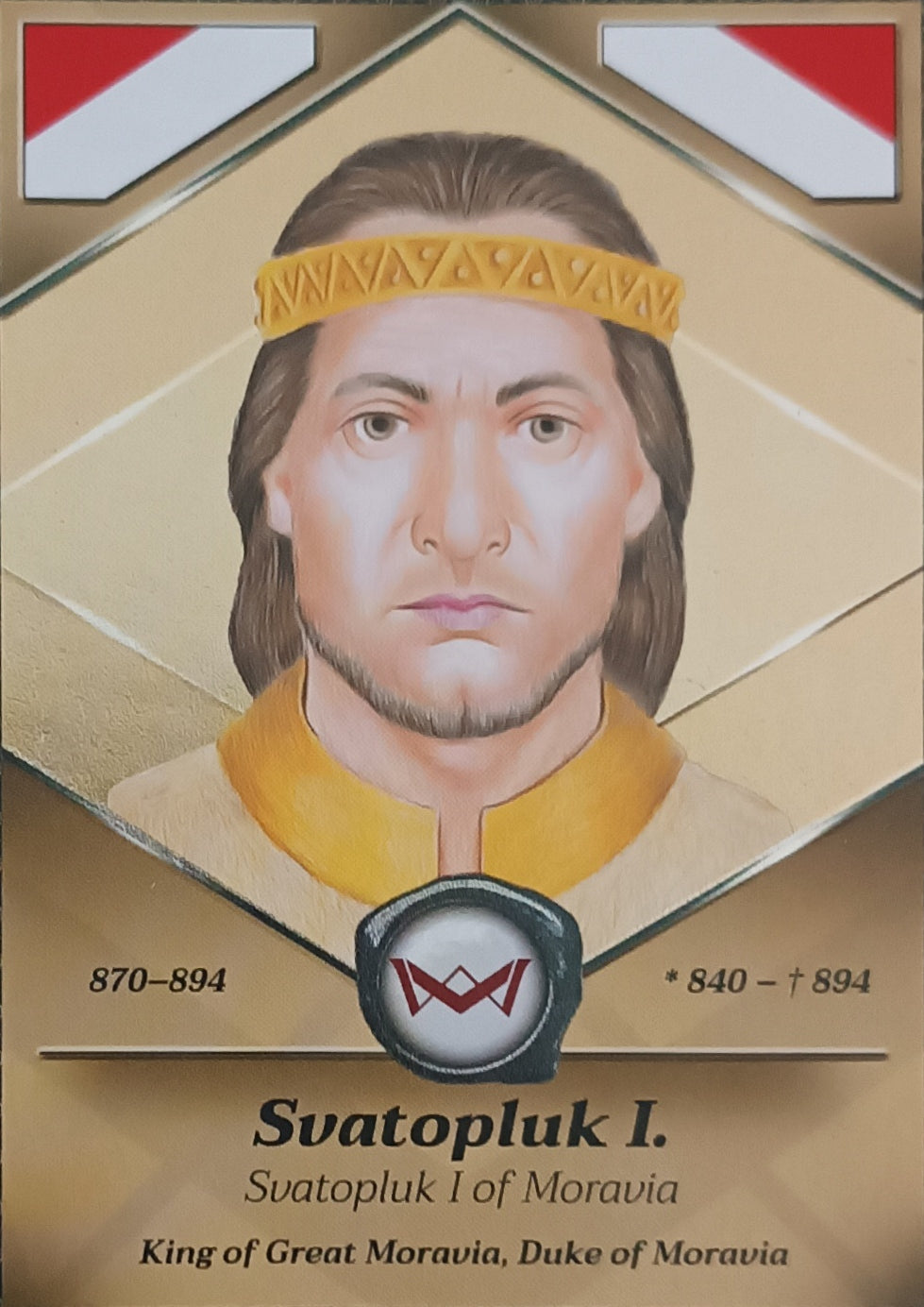 Svatopluk I. King of Great Moravia, Duke of Moravia World's Monarchs 2025 Série 1
