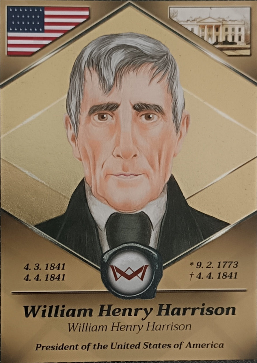 William Henry Harrison President of the United States of America World's Monarchs 2025 Série 1