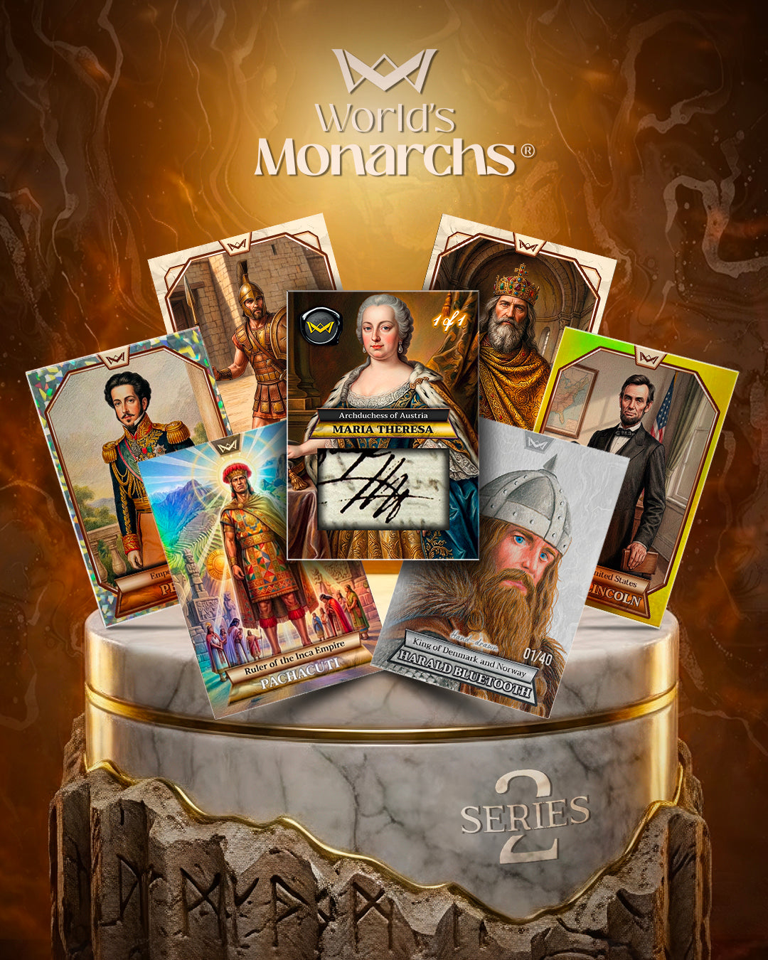 World's Monarchs 2026 Série 2 Box