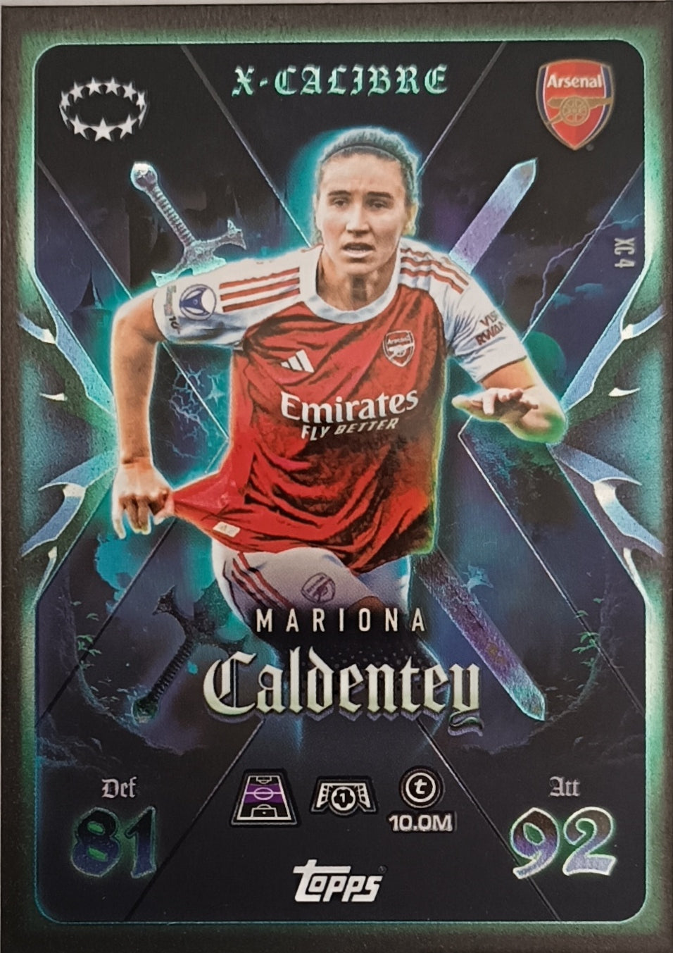Mariona Caldentey X-Calibre 2025-26 Topps Match Attax Extra