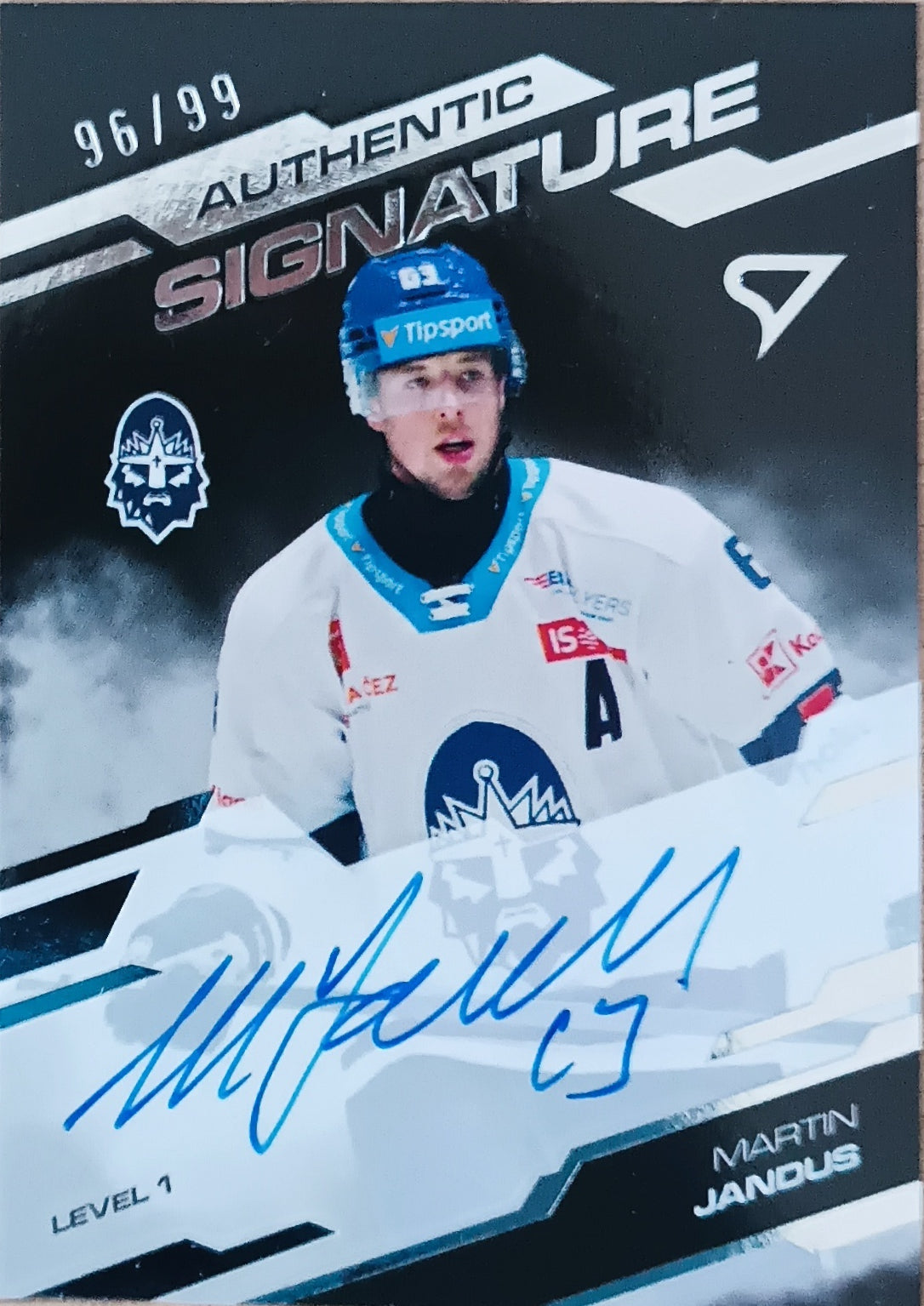 Limitovaná Podepsaná karta Martin Jandus 25-26 ELH Série 1 Authentic Signature /99 SportZoo