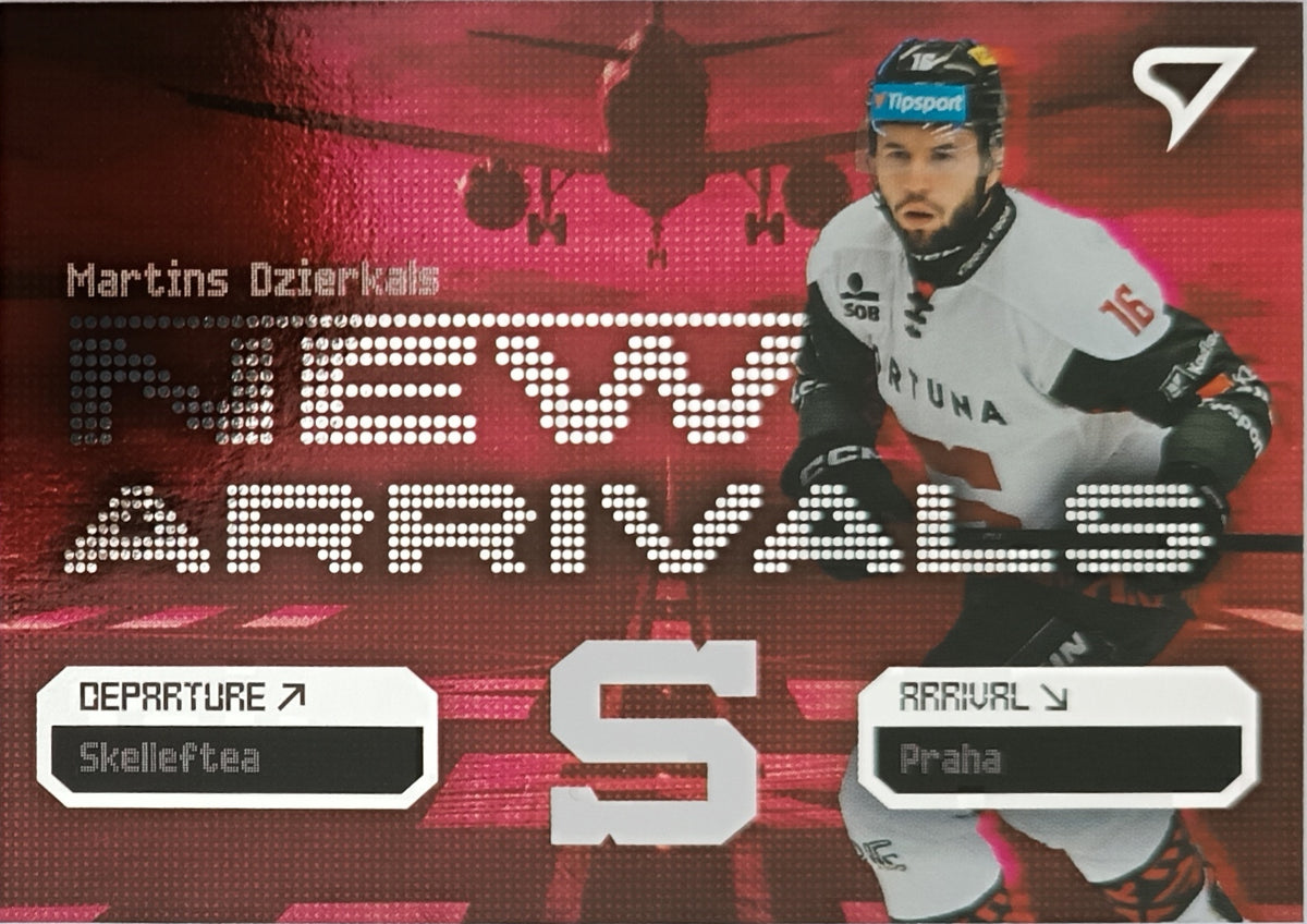 Insertní karta Martin Dzierkás 25-26 ELH Série 2 New Arrivals SportZoo
