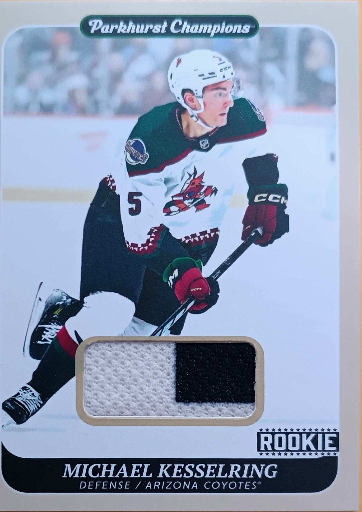 Jersey Rookie karta Michael Kesselring 23-24 Parkhurst Champions Jersey Upper Deck