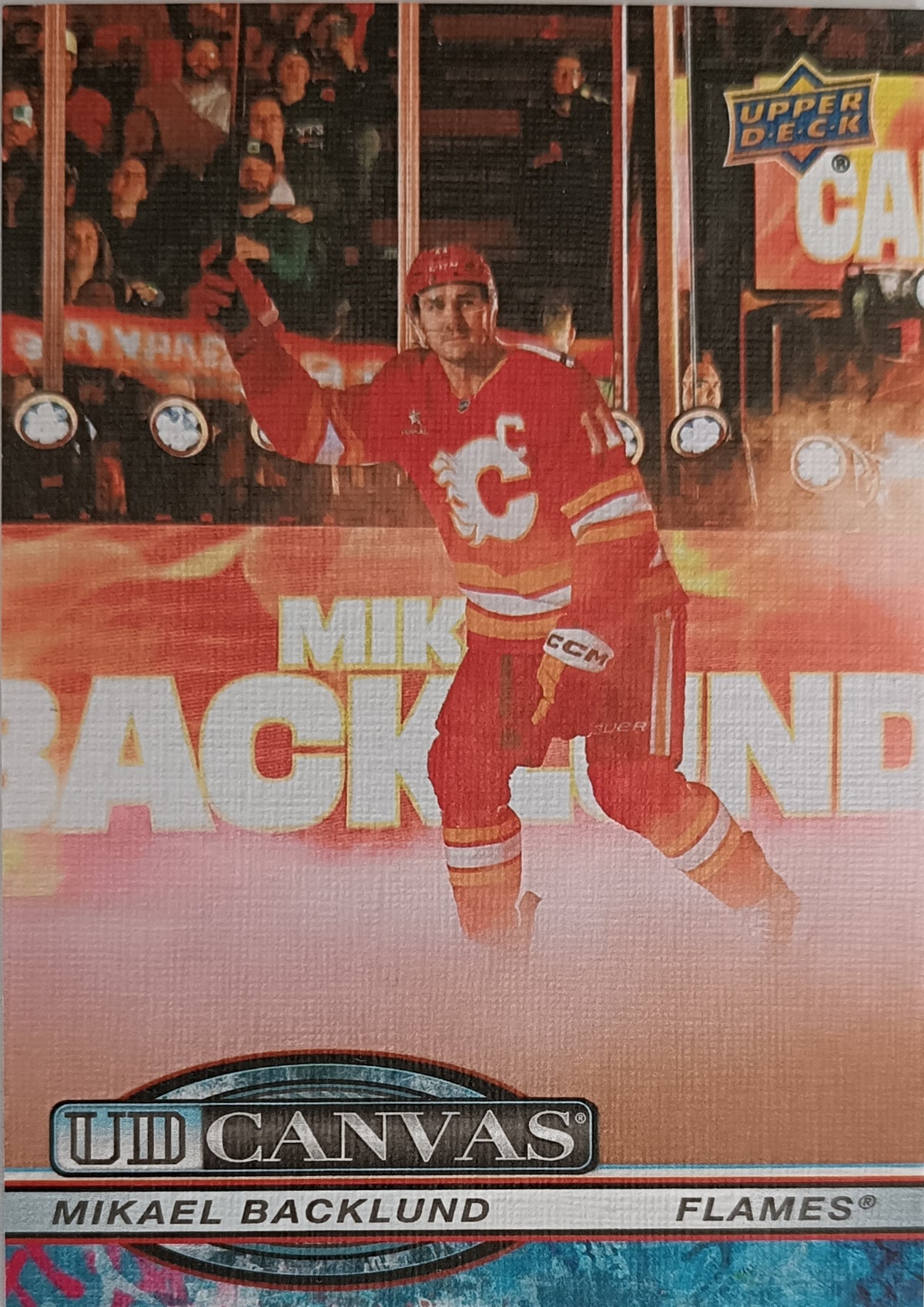 Insertní karta Mikael Backlund 25-26 Series 2 UD Canvas Upper Deck