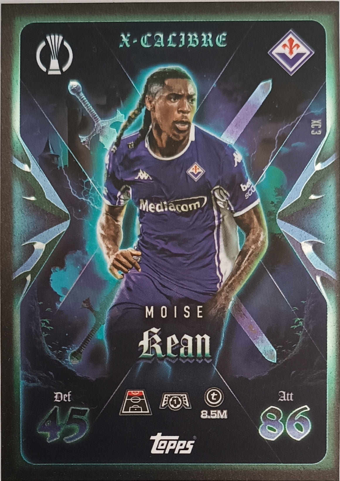 Moise Kean X-Calibre 2025-26 Topps Match Attax Extra