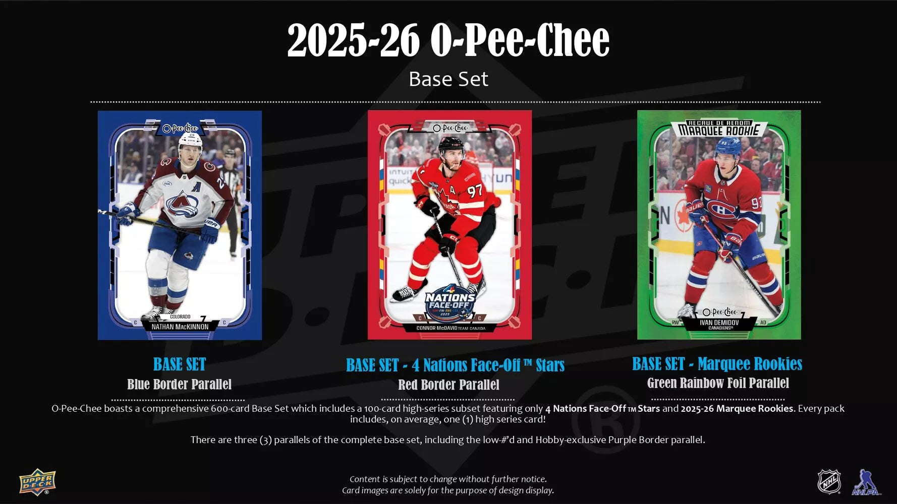 2025-26 O-Pee-Chee Hockey Hobby Box Upper Deck